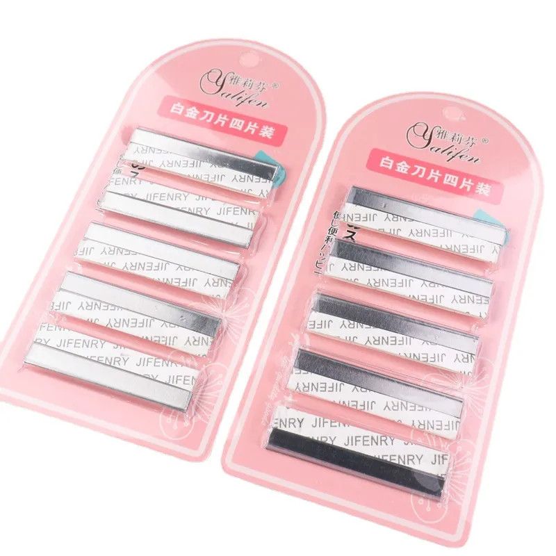 Eyebrow Razor Blade Refills – 5-Pack Stainless Steel Alloy Replacement Blades for Brow Shavers, Ultra-Sharp & Durable